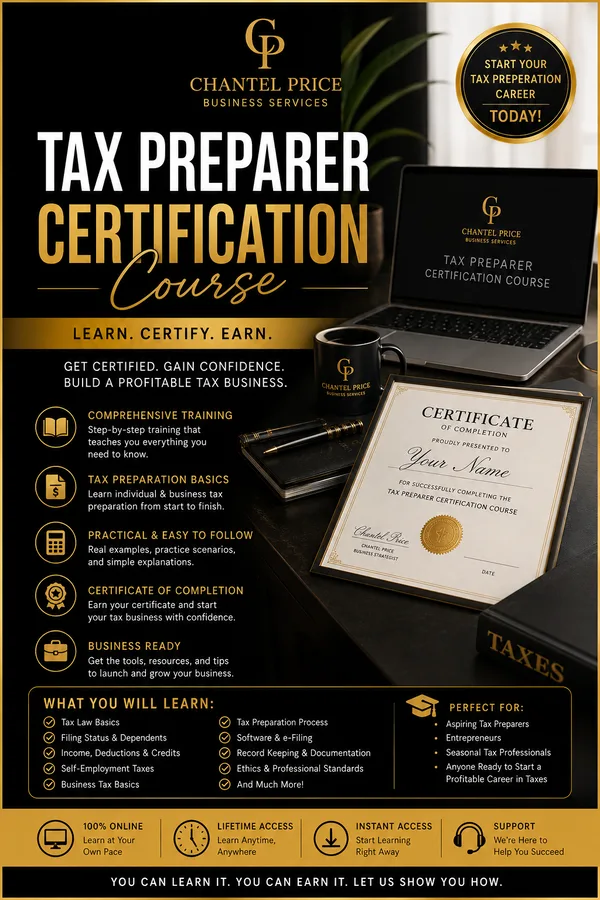 Tax Preparer Certification Course